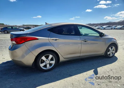 2013 Hyundai Elantra Gls z USA, uszkodzony, nr VIN 5NPDH4AE9DH446720